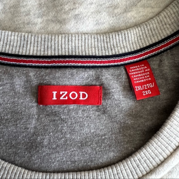 NWOT! IZOD Crew Neck Sweatshirt 2XL - Picture 4 of 6